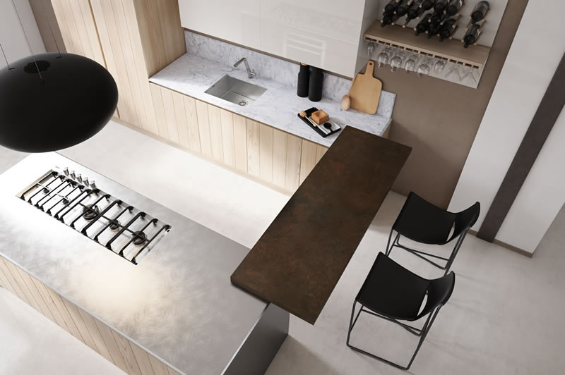 Cucine Italiane design materico