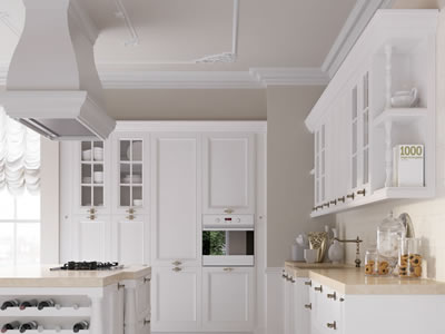 Cucine eleganti barocche cucine bianche country chic componibili ...