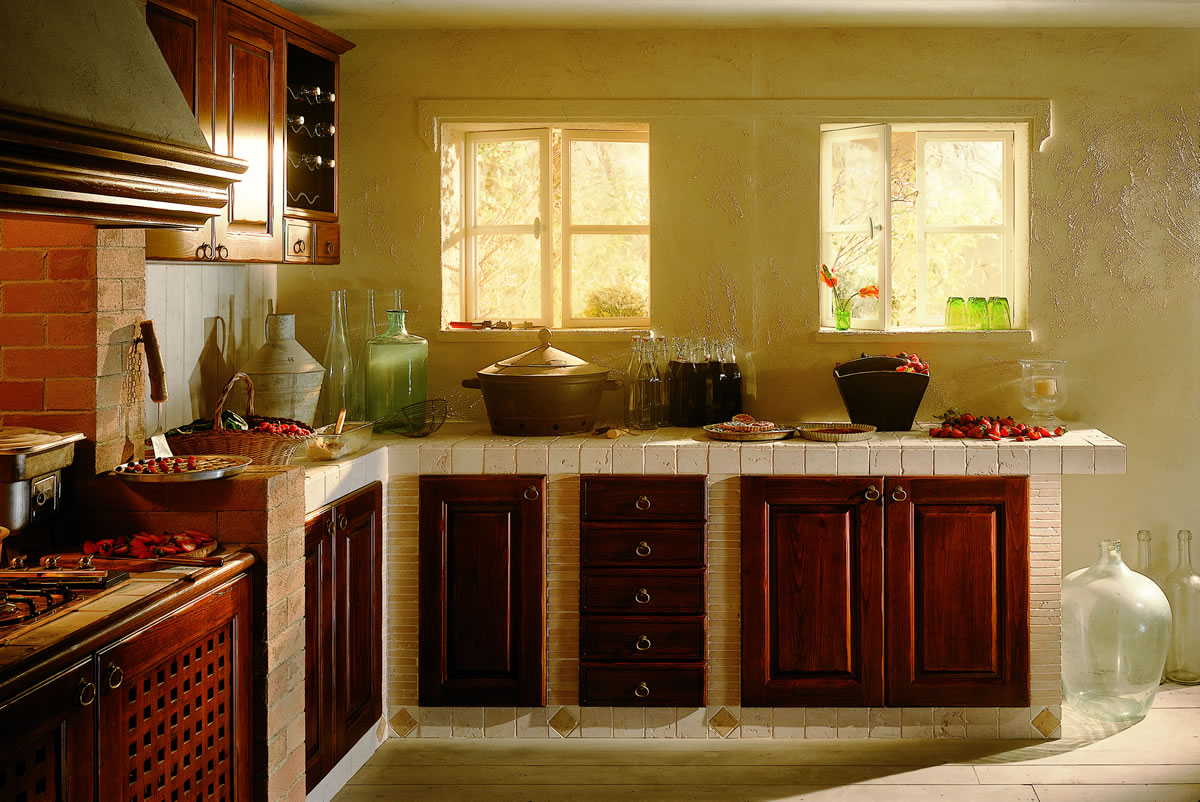 Cucine stile toscano. cheap pensili cucina vetro satinato cucine ... Cucine rustiche toscana
