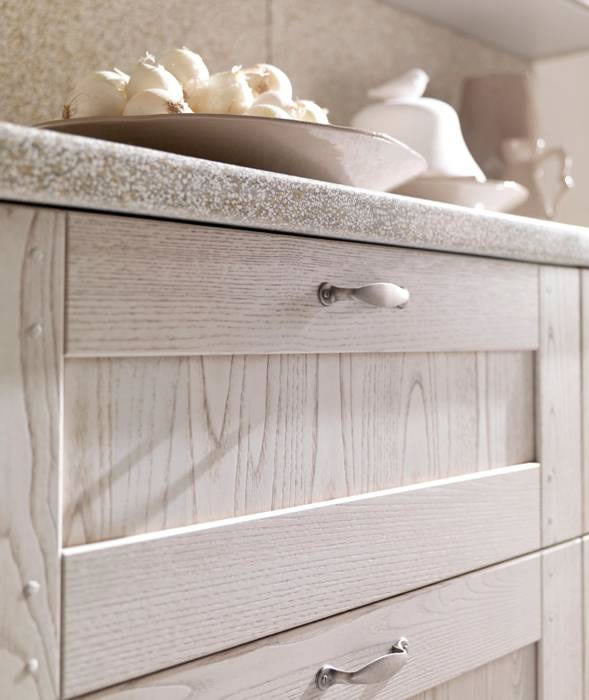 Cucine bianche country chic in muratura cucine in legno massello ... Cucine in legno massello moderne